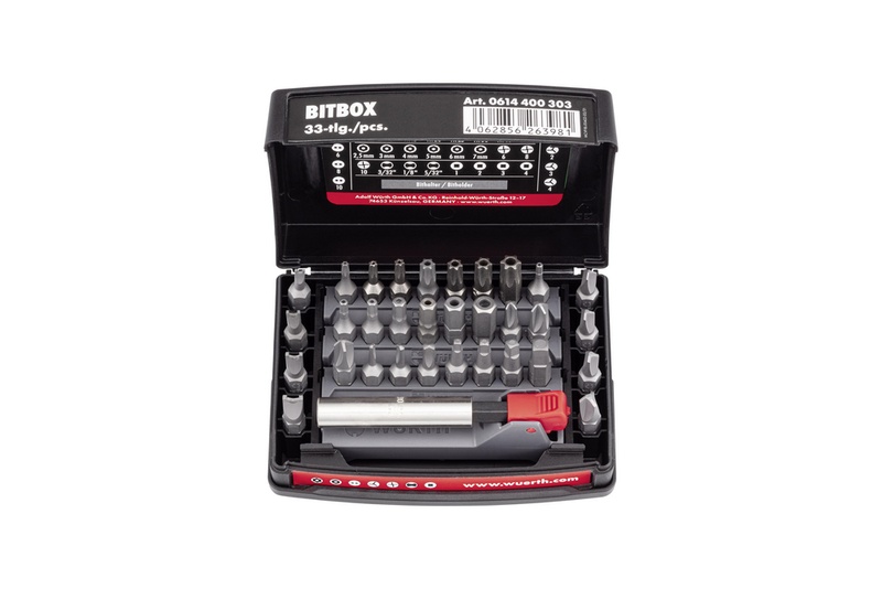 BIT BOX, SAFE SET, SIZE 3 33 PIECES